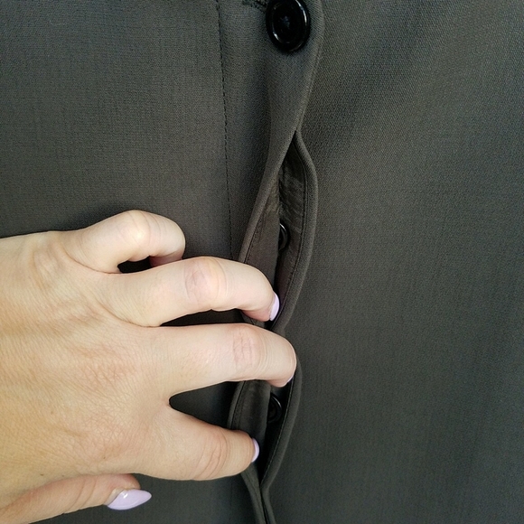 Vintage Military Style Blazer Jacket w/ Pockets! Size 6 - EUC! - Picture 4 of 11